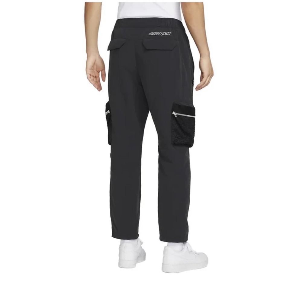 NIKE premium cargo just do it windbreaker pants black vintage‎ style small men's